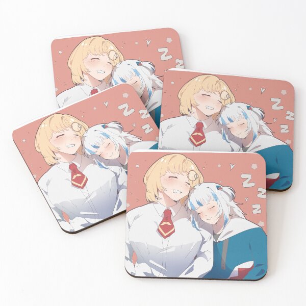 Item preview, Gura and Ame Snooze designed and sold by InkGlazeArt.