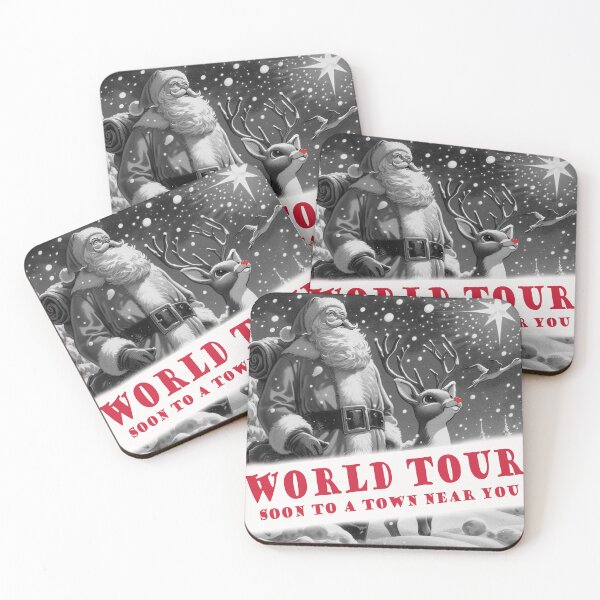 Item preview, Santa's world Tour featuring Rudolph designed and sold by jamdoodle.