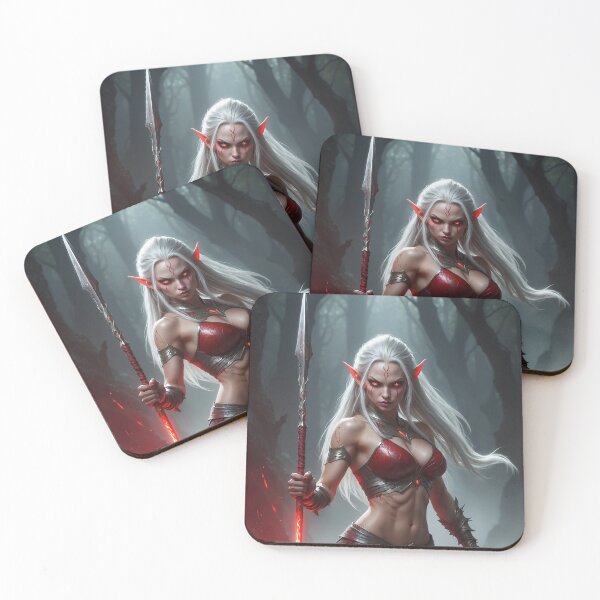 Item preview, Fantasy warriors characters elf woman designed and sold by Colorful-Worlds.