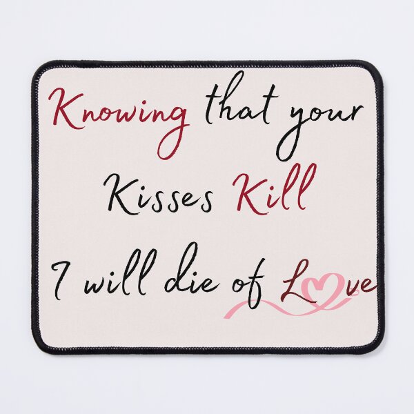 Item preview, KISSES KILL - English 2 designed and sold by HunterKil.
