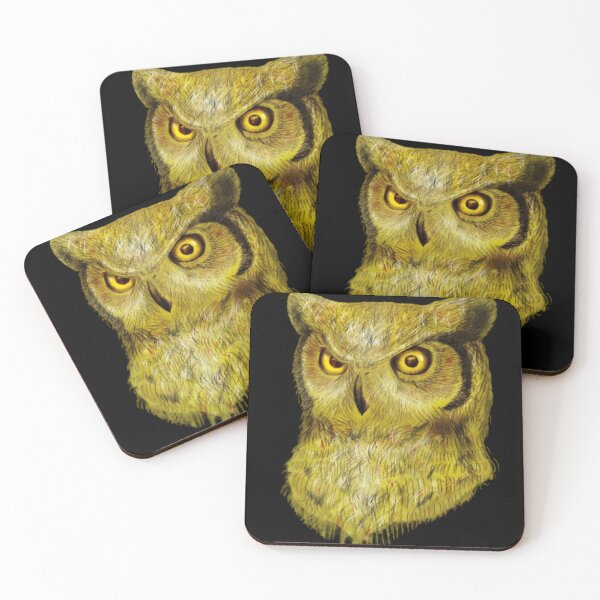 Item preview, Sketch of owl face designed and sold by Obinne.