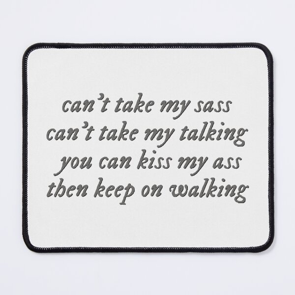 Item preview, Nothing you can take lyrics designed and sold by percqbeths.