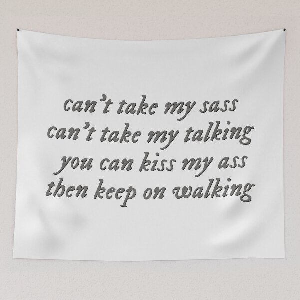 Item preview, Nothing you can take lyrics designed and sold by percqbeths.