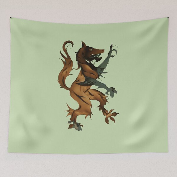Item preview, Heraldic Wolf. Freehand drawing. designed and sold by BirthOfOptima.