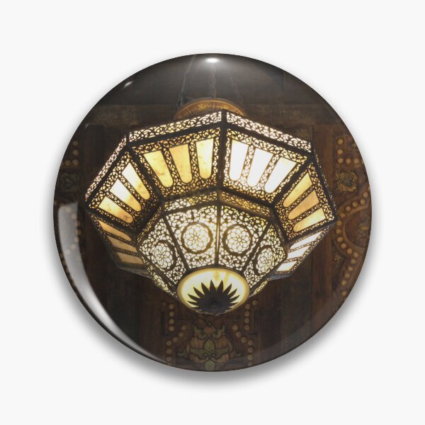 Item preview, beautiful geometric design gold chandelier on the pattern design wall designed and sold by MubaraksArt.