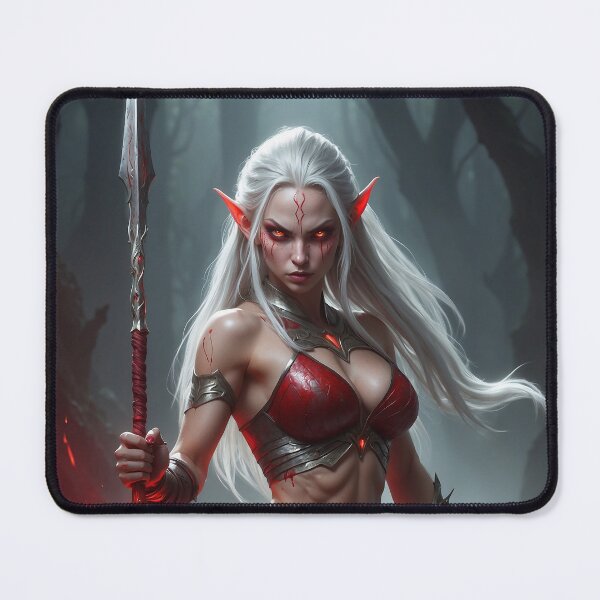 Item preview, Fantasy warriors characters elf woman designed and sold by Colorful-Worlds.