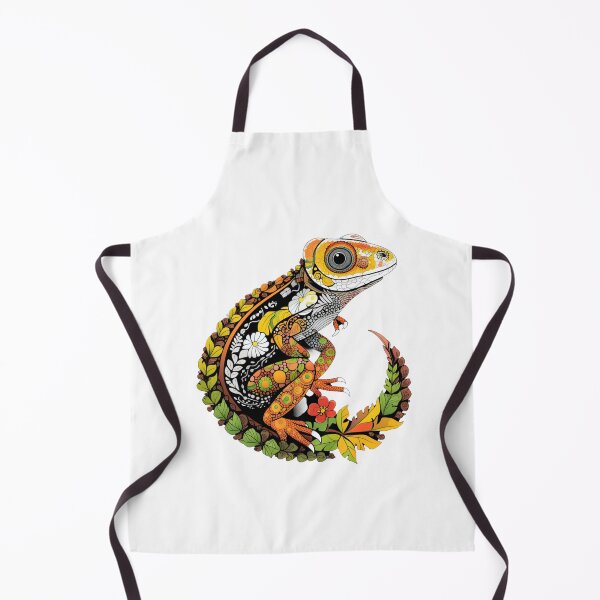 Item preview, Lizzie the Lizard in her fall colors designed and sold by liana campbell.