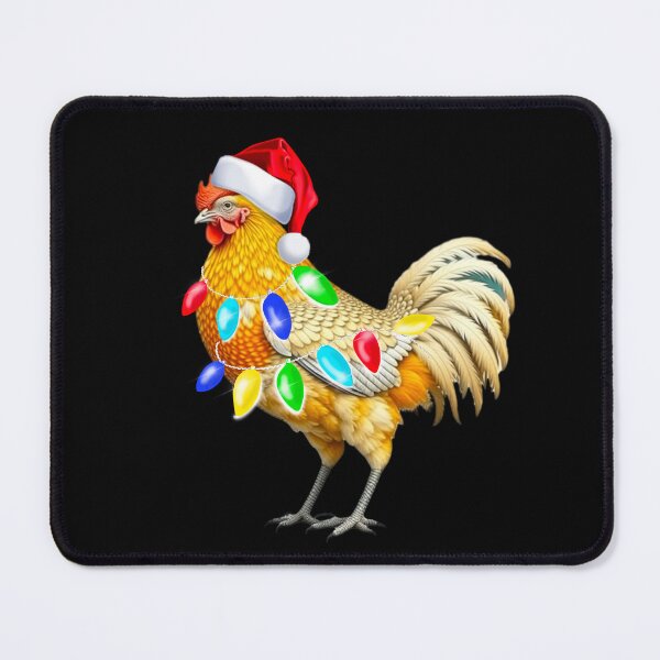 Item preview, Funny Christmas Chicken with a Santa Hat designed and sold by PG Illustration.