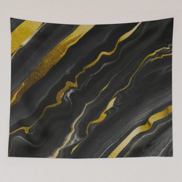 Item preview, Majestic Portoro Veins: Black & Gold designed and sold by Gustavo Navarro.