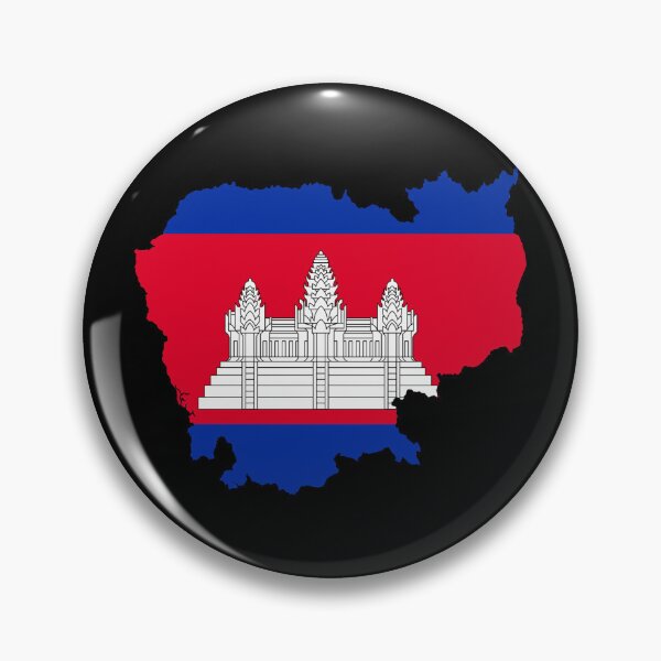 Item preview, Cambodia Map designed and sold by feether-store.