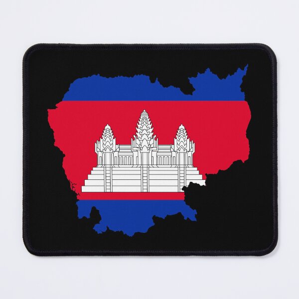 Item preview, Cambodia Map designed and sold by feether-store.