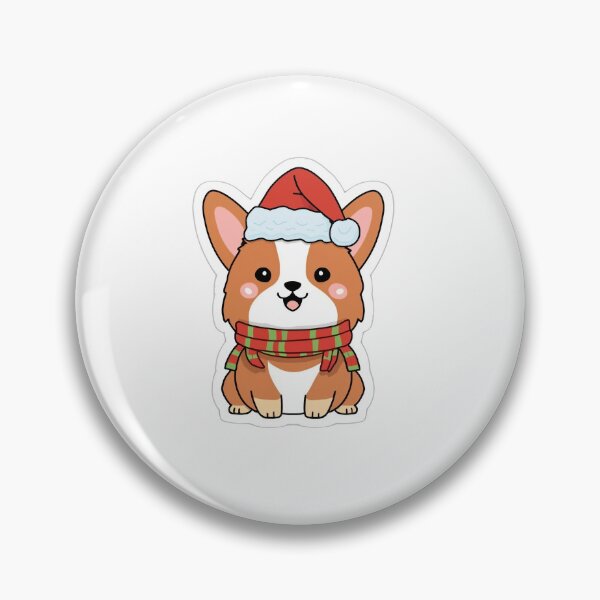 Item preview, Cute Christmas Kawaii Corgi designed and sold by SwanAndStone.