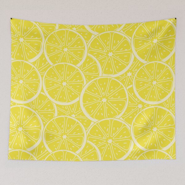 Item preview, Lemon Slices Digital Art Pattern designed and sold by Laughing At Leaves.