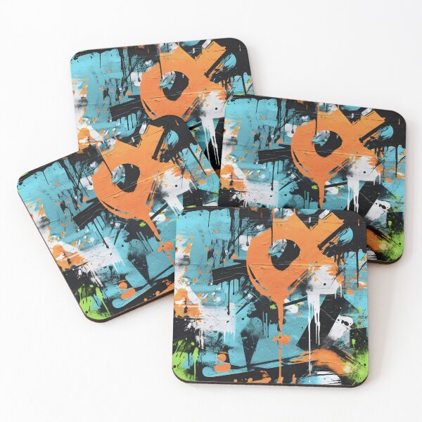 Item preview, Vibrant Urban Abstract Graffiti Art designed and sold by inkArtistryfine.
