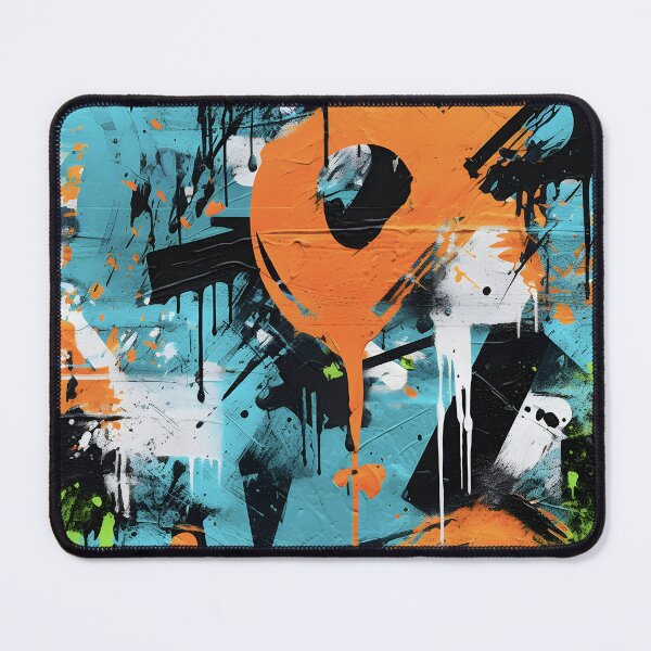 Item preview, Vibrant Urban Abstract Graffiti Art designed and sold by inkArtistryfine.