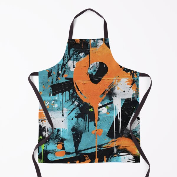 Item preview, Vibrant Urban Abstract Graffiti Art designed and sold by inkArtistryfine.