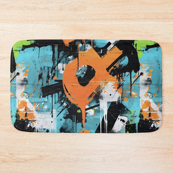 Item preview, Vibrant Urban Abstract Graffiti Art designed and sold by inkArtistryfine.
