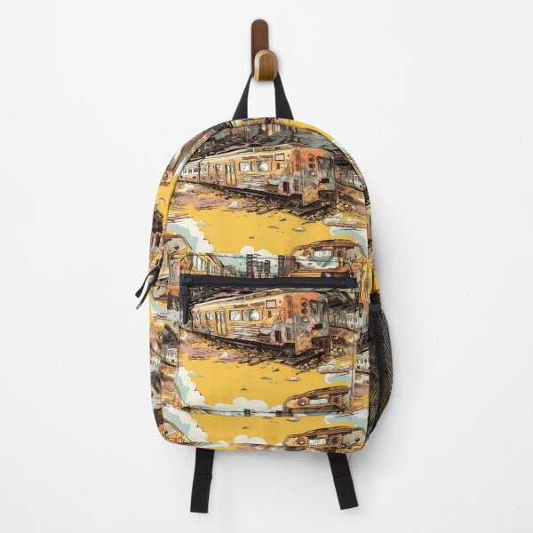 Item preview, Graffiti Train Dystopian Art #5 designed and sold by CareToCanvas.