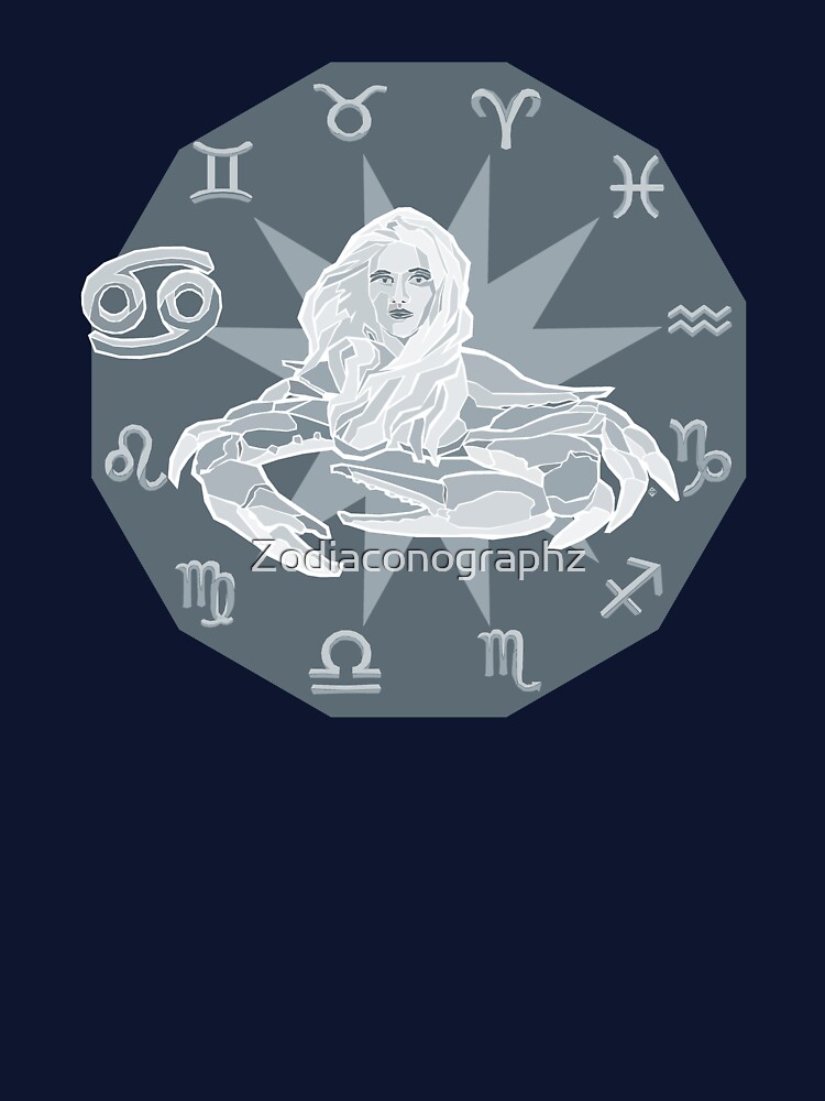 Thumbnail 7 of 7, Classic T-Shirt, Cancer Dodecagon1 designed and sold by Zodiaconographz.