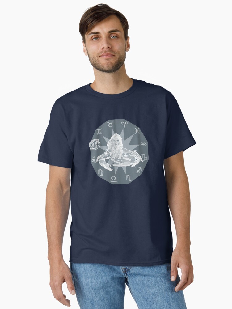 Thumbnail 2 of 7, Classic T-Shirt, Cancer Dodecagon1 designed and sold by Zodiaconographz.