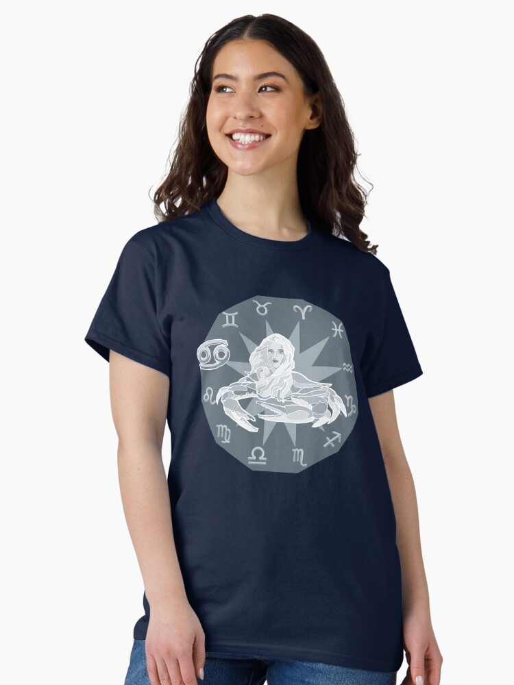 Thumbnail 1 of 7, Classic T-Shirt, Cancer Dodecagon1 designed and sold by Zodiaconographz.