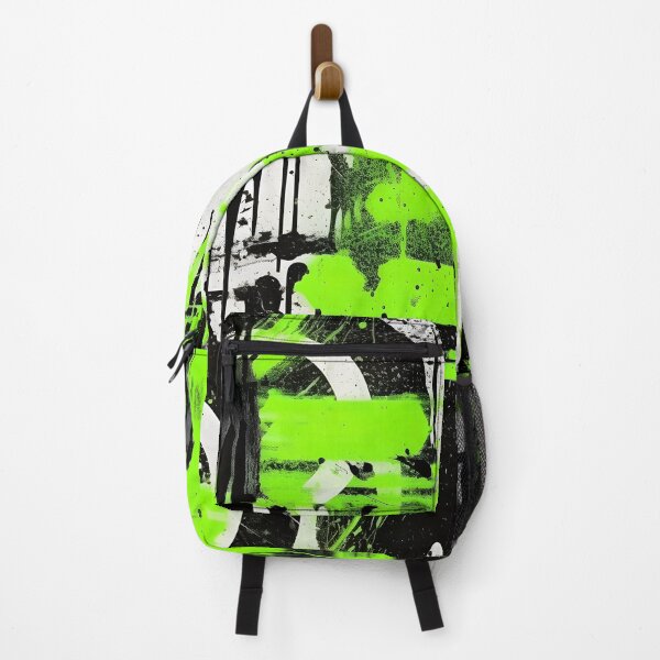 Item preview, Neon Green Abstract Urban Splatter Art designed and sold by inkArtistryfine.