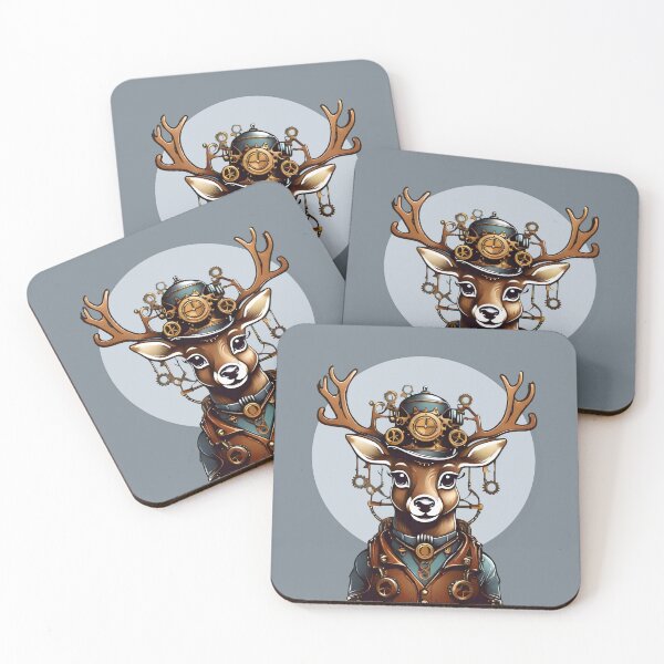 Item preview,  Steampunk Reindeer Vintage Retro Style designed and sold by MusesWhispers.