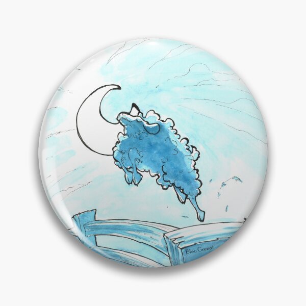 Item preview, Sheep jumping a fence designed and sold by BleuGrenat.