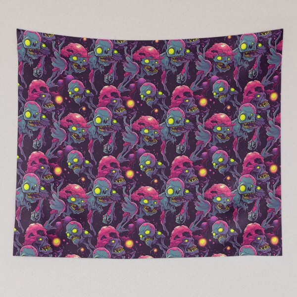 Item preview, Mutated Neonic Zombie Pattern designed and sold by Sp3ctrumOfColor.