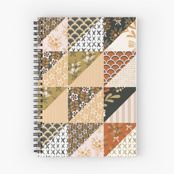 Item preview, Patchwork in warm autumn palette designed and sold by FrancesPoff.