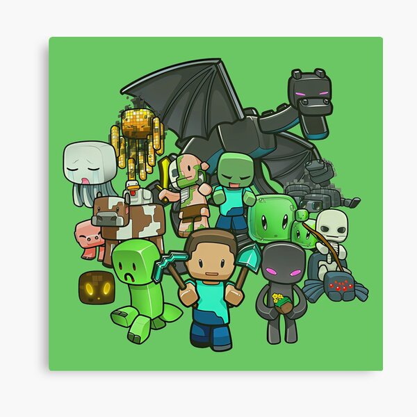 Artikel-Vorschau von Minecraft Feindliche Mobs, designt und verkauft von DevushkaStore.