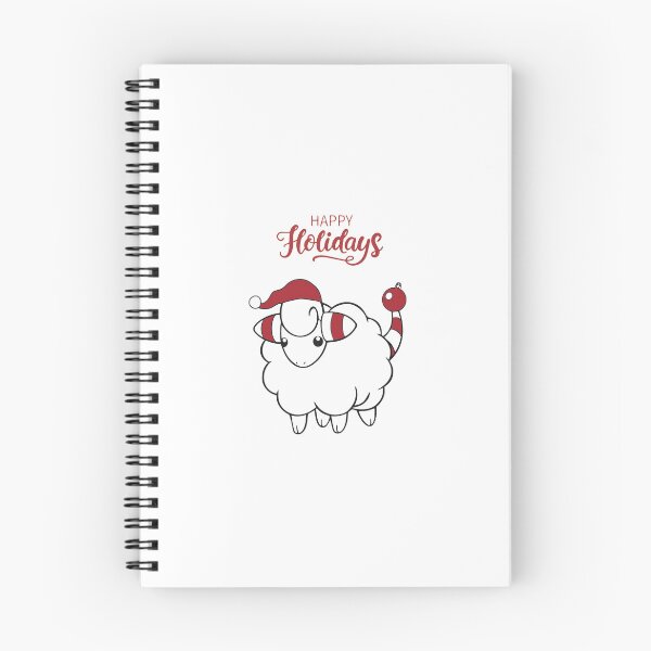 Item preview, Candy cane Mareep Happy Holidays Greeting designed and sold by kyravreeland.