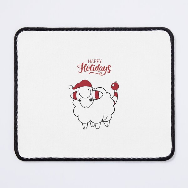 Item preview, Candy cane Mareep Happy Holidays Greeting designed and sold by kyravreeland.