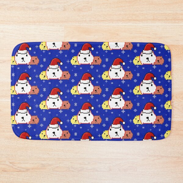 Item preview, Capybara Christmas Trio designed and sold by VanillaBytes.