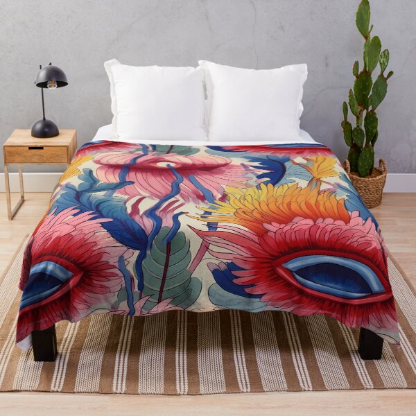 Item preview, Abstract Colorful Flowers Unique Art Style 4 designed and sold by CareToCanvas.