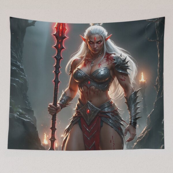 Item preview, fantasy warriors characters elf woman v2 designed and sold by Colorful-Worlds.