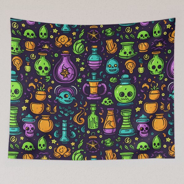 Item preview, Spooky Season Potions and Spells #15 designed and sold by CareToCanvas.
