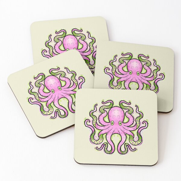 Item preview, Pink octopus designed and sold by weilertsen.