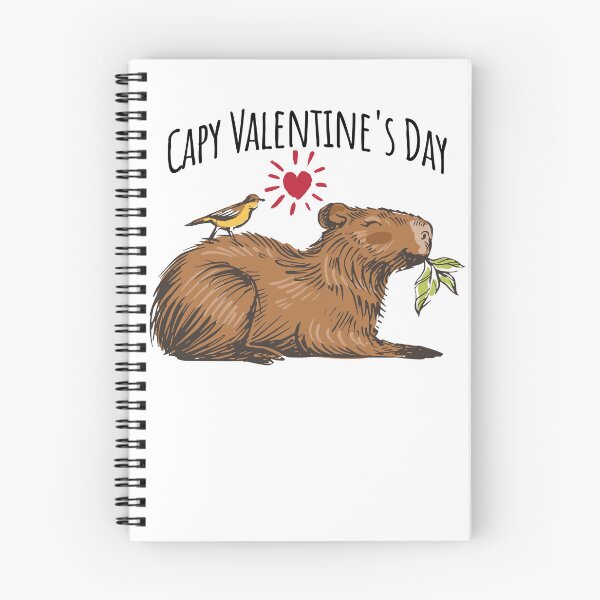 Artikelvorschau, Capy Valentinstag Entzückendes Capybara-Design entworfen und verkauft von LuxindaSwirl.