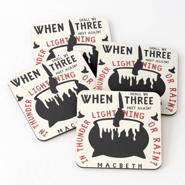 Item preview, Macbeth Quote Shakespeare Witches Design designed and sold by Silly Goose Emporium.
