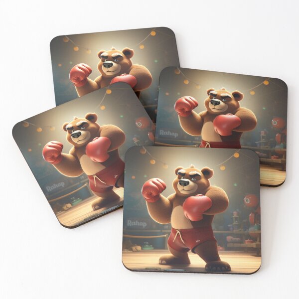Item preview, Boxing Bear - Butterscotch designed and sold by Highlandkings.