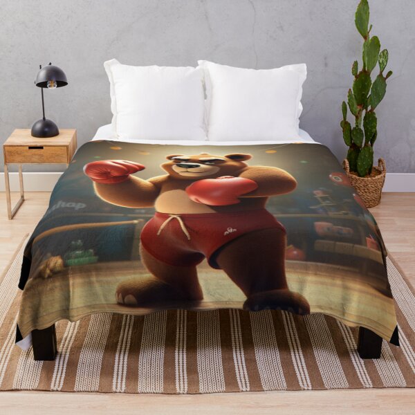 Item preview, Boxing Bear - Butterscotch designed and sold by Highlandkings.