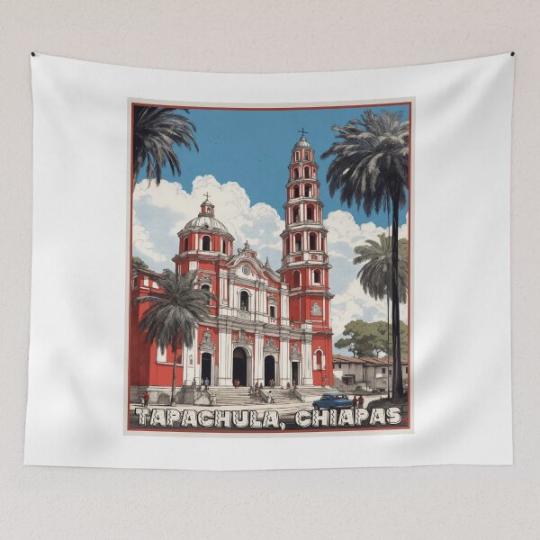 Artikelvorschau, Tapachula Chiapas Mexiko Vintage Poster entworfen und verkauft von TravelersGems.