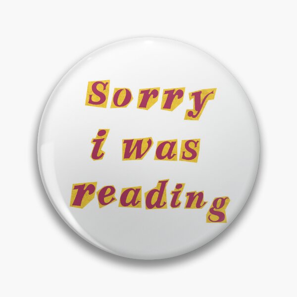 Item preview, Sorry I Was Reading Cutout Letters designed and sold by TRENDISTA.