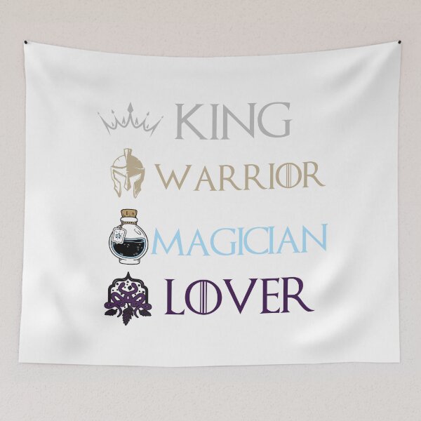 Item preview, King Warrior Magician Lover designed and sold by kawaii Cookies.