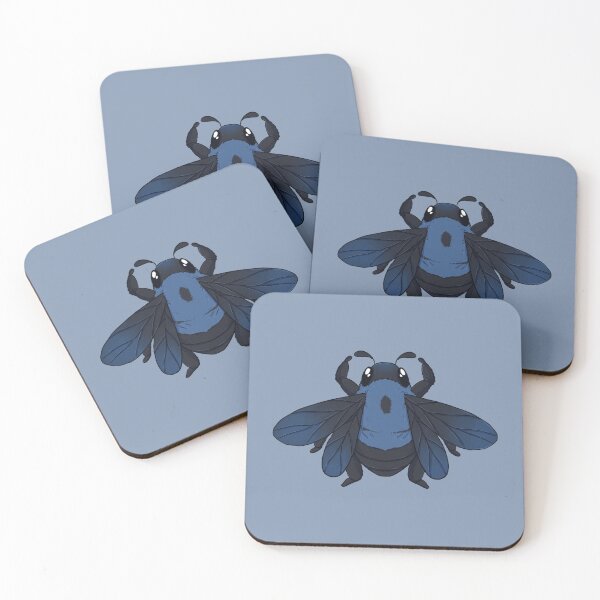 Item preview, Blue carpenter bee designed and sold by dinosaphira99.