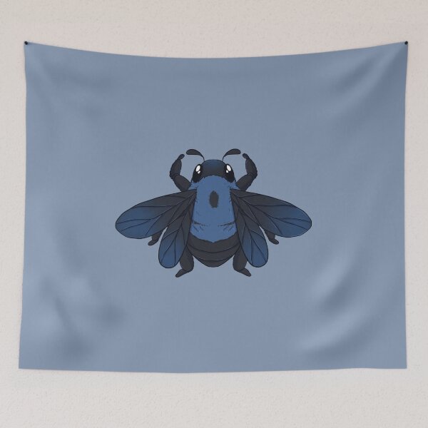 Item preview, Blue carpenter bee designed and sold by dinosaphira99.