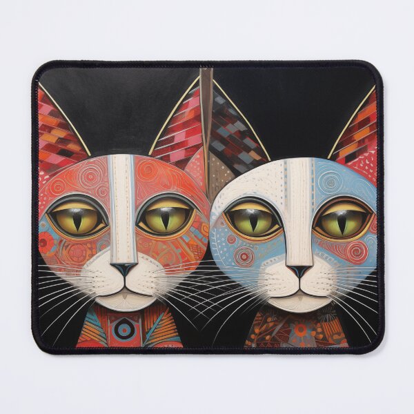 Item preview, Tribal kitties designed and sold by PricklyPeanut.