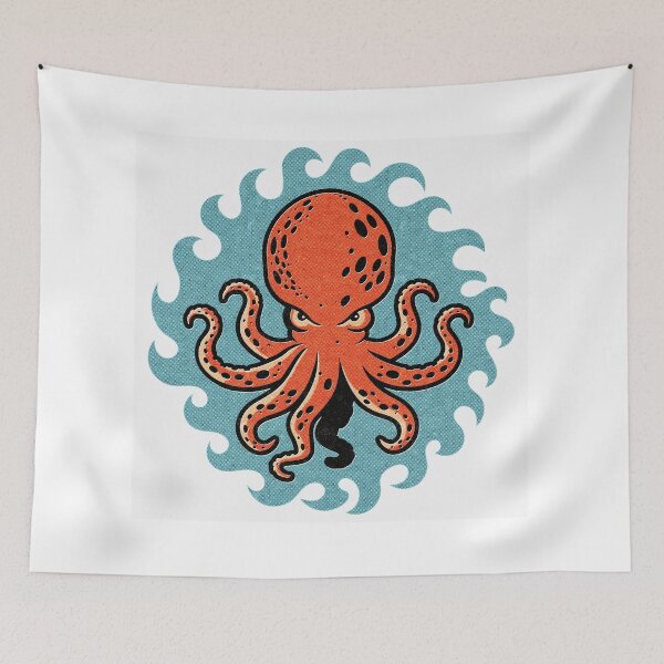 Item preview, Vintage Octopus swirl designed and sold by colatudo.
