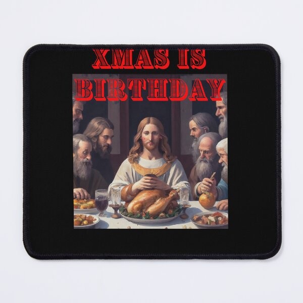 Item preview, Xmas is birthday of Jesus on Christmas in da Vinci style for xmas designed and sold by thankful-loco.